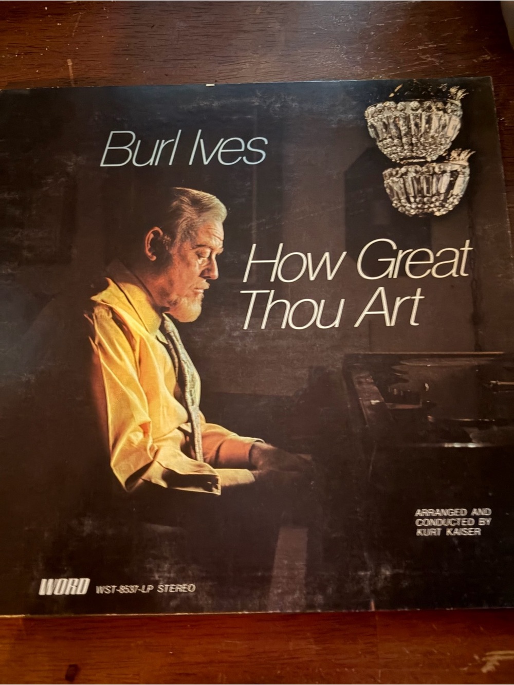 Vintage Burl Ives How Great Thou Art Vinyl Record LP STEREO. Gospel 1971